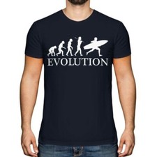 Bagnino Evolution Of Uomo T-Shirt Abbigliamento Regalo Surfer