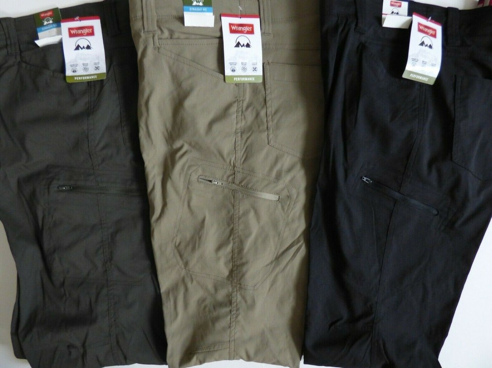 Wrangler Men's Outdoor Performance Cargo Pant Flex Waistband All Sizes