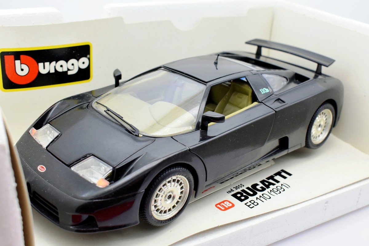 Diecast Model Car Scale 1:18 Bugatti EB 110 Burago Road