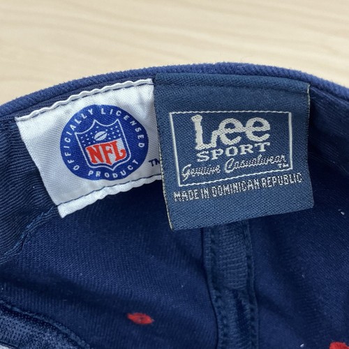 Vintage Lee Sport New England Patriots Hat Snapback NFL Navy Blue Embroidered - Picture 11 of 11