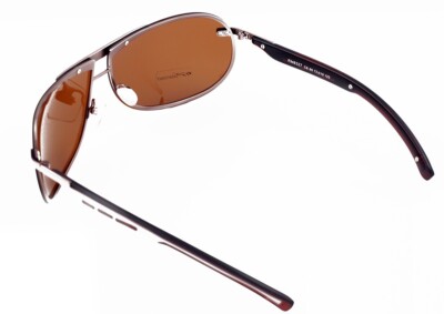 R Marco Shades Herren Autofahren polarisiert Kupfer Brille UV400 braune Gläser Pilot Sty