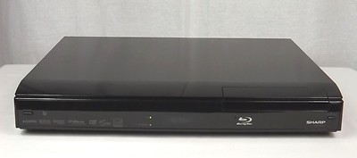 Sharp AQUOS Blu-ray Disc Player 1080p 2.0 Version  BD-Live BD-HP210U - NO REMOTE
