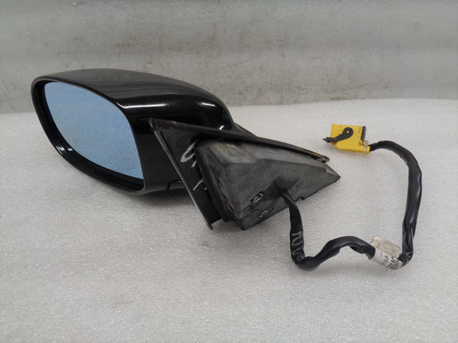 04-08 Maserati Quattroporte Left Driver Exterior Door Mirror Black OEM AK2209252