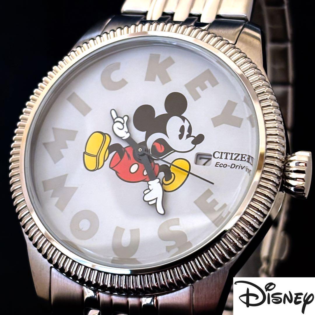 CITIZEN エコドライブ ミッキー 本革 レザー 腕時計 Disney Disney Park Citizen Eco Drive Mickey Mouse Watch Rare | eBay
