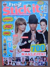 Hej! Stick It 1/2015 TAYLOR SWIFT,Pharrell Williams,Katy Perry - 700 STICKERS!