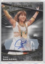 2021 UD AEW SPECTRUM ALL ELITE WRESTLING RC DARK PARALLEL AUTO YUKA SAKAZAKI /25
