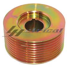 ALTERNATOR 9 Groove Standard Pulley Fits Delco 25SI 30SI DIESEL Bore w/ Keyway
