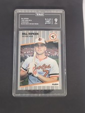 1989 Fleer Bill Ripken Black Box Over Error #616 TAG 9 Mint 