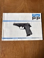 Factory Walther Pp Ppk Owners Manual Blue White Original - Good Condition