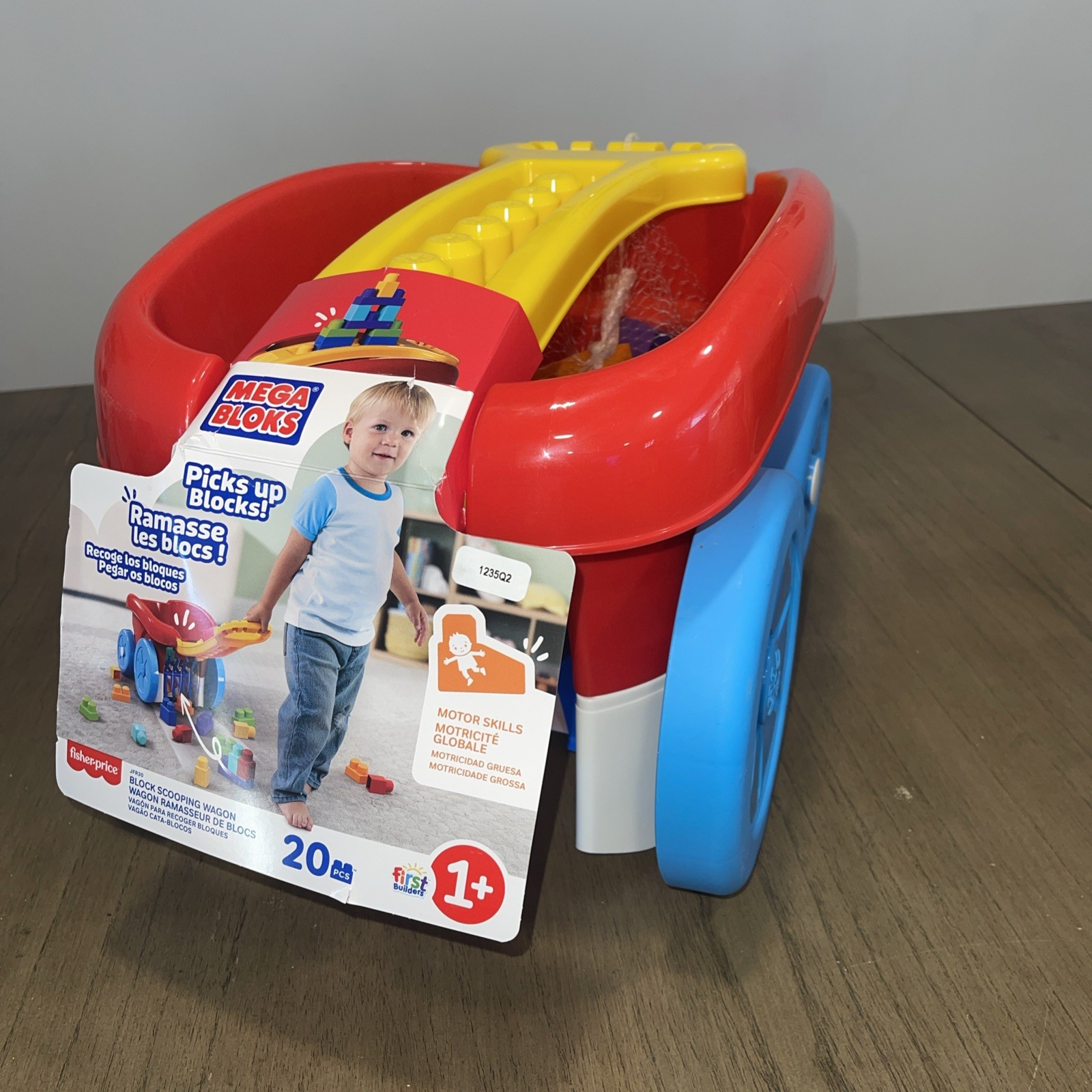 Mega Bloks Block Scooping Wagon Building Set New