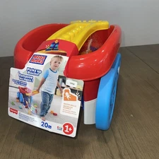 Mega Bloks Block Scooping Wagon Building Set New