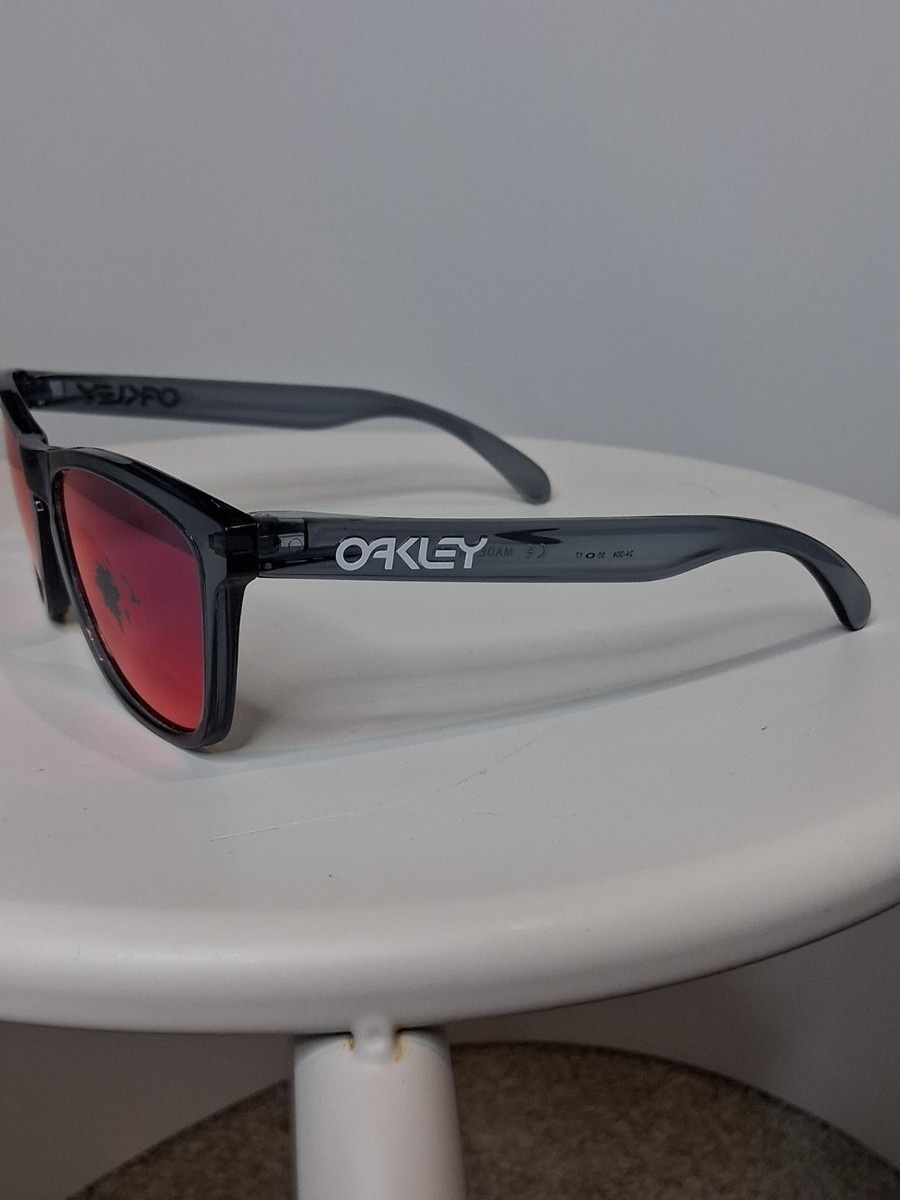 OAKLEYサングラスビンテージ Vintage Oakley FROGSKINS Crystal Black w/Lenses, 24-304, For Parts