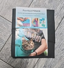 Purrfect Pouch cat carrier Bag green Comfortable water resistant Canvas foldable