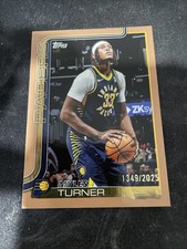 2025-26 Topps Basketball Myles Turner Gold Parallel /2025 SP Pacers #49