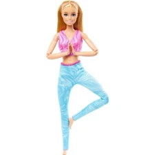 Made to Move Blonde Fashion Doll Wearing Removable Sports Top & Pants