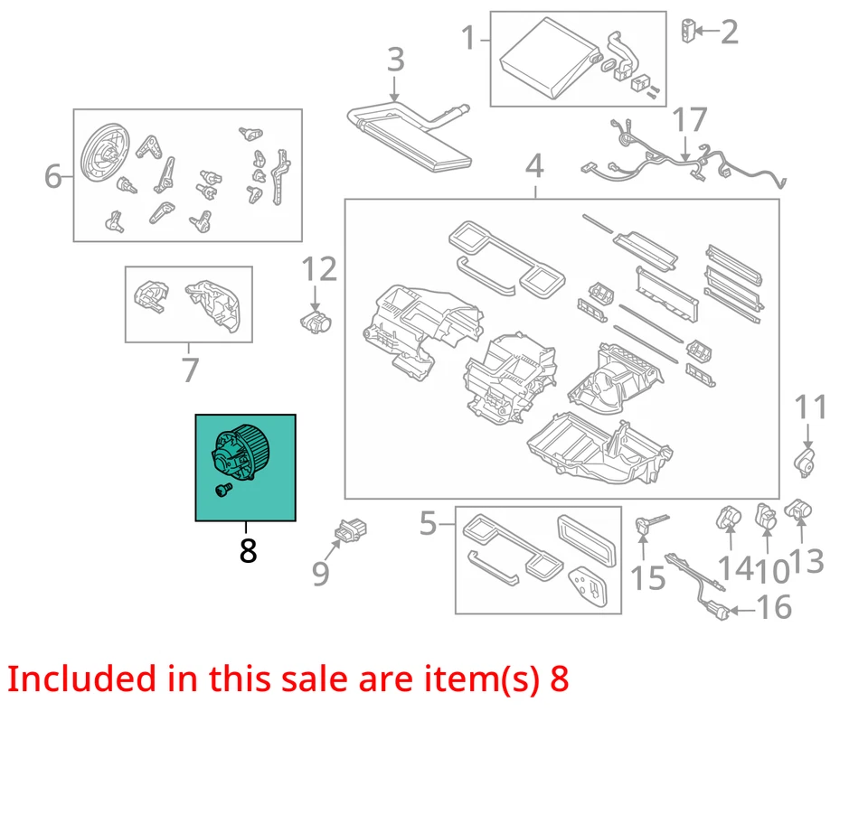 BMW Z4 2005 calefacción aire acondicionado motor OEM 53 k millas - LKQ403140195 Foto 4 de 4