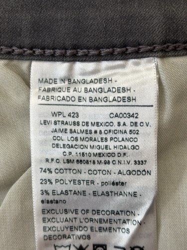 DENIZEN from Levi's Skinny Jeans Women's 14 Medium Gray Mid Rise 32x29 Measured - Picture 12 of 12