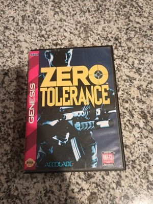 Sega Genesis - Zero Tolerance - Tested - Authentic