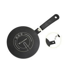 ComwithSafe 20cm induction adapter, removable insulation 20 cm, Black,coffee