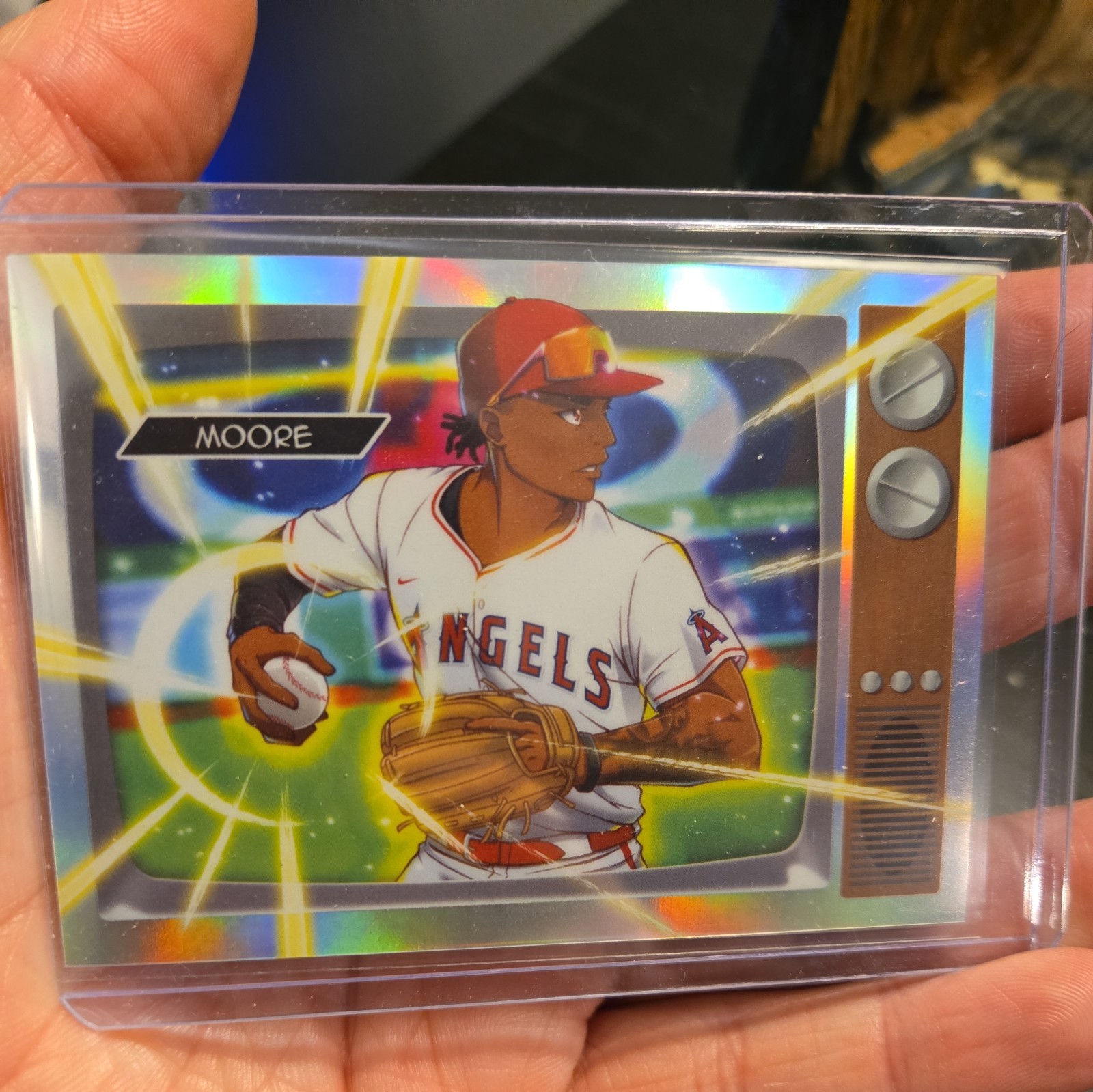 2025 TOPPS Bowman Chrome CHRISTIAN MOORE Anime Refractor 