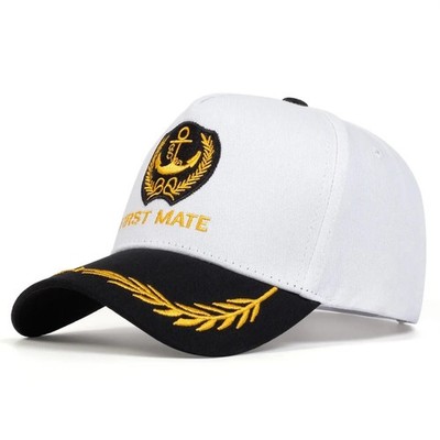 Baseballmützen Unisex Kapitän Buchstaben Stickerei Outdoor Freizeit Hüte Sonnenschutz Hut