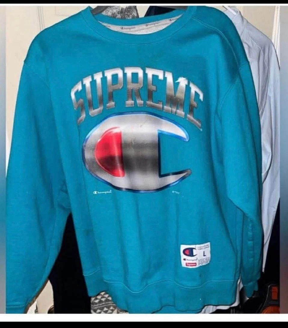 supreme champion crewneck products for sale | eBay