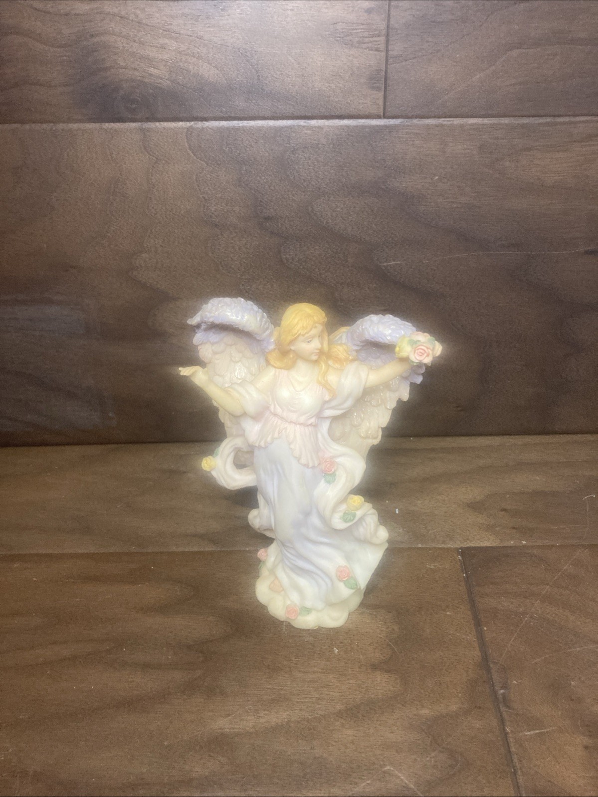 1996 COLLECTION BY SANSCO [ 8" TALL ] ANGEL FIGURINE~~GORGEOUS