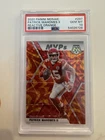 2020 Panini Mosaic Patrick Mahomes II MVPs #297 Reactive Orange Prizm PSA 10