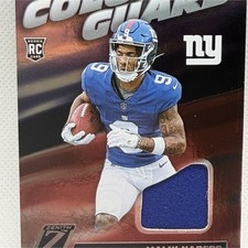 Panini Zenith 2024 Malik Nabers Color Guard Rookie Memorabilia #CG5 Giants