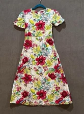 Amish Mennonite Girl Dress Modest Christian Handmade Hawaiian Floral