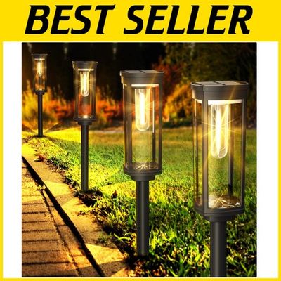 #ad Easy Install Bright Solar Driveway Lights $79.19