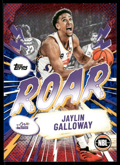 2025-26 Topps NBL The Roar Red and Blue #R16 Jaylin Galloway - BSK