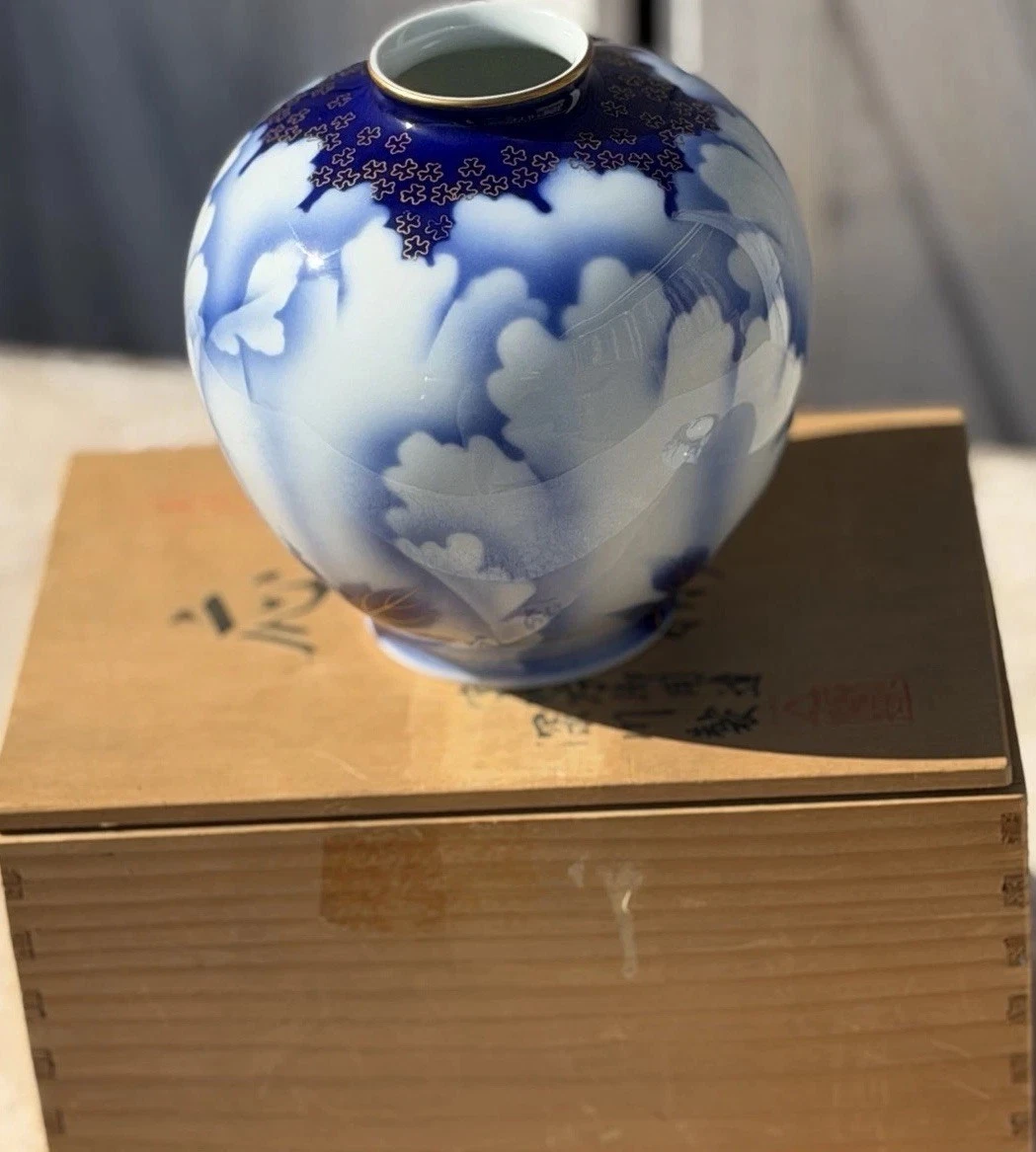 日本瓷花瓶深川| eBay