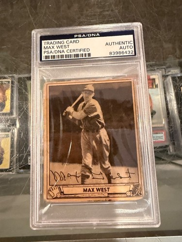 1940 Play Ball Max West #57 card