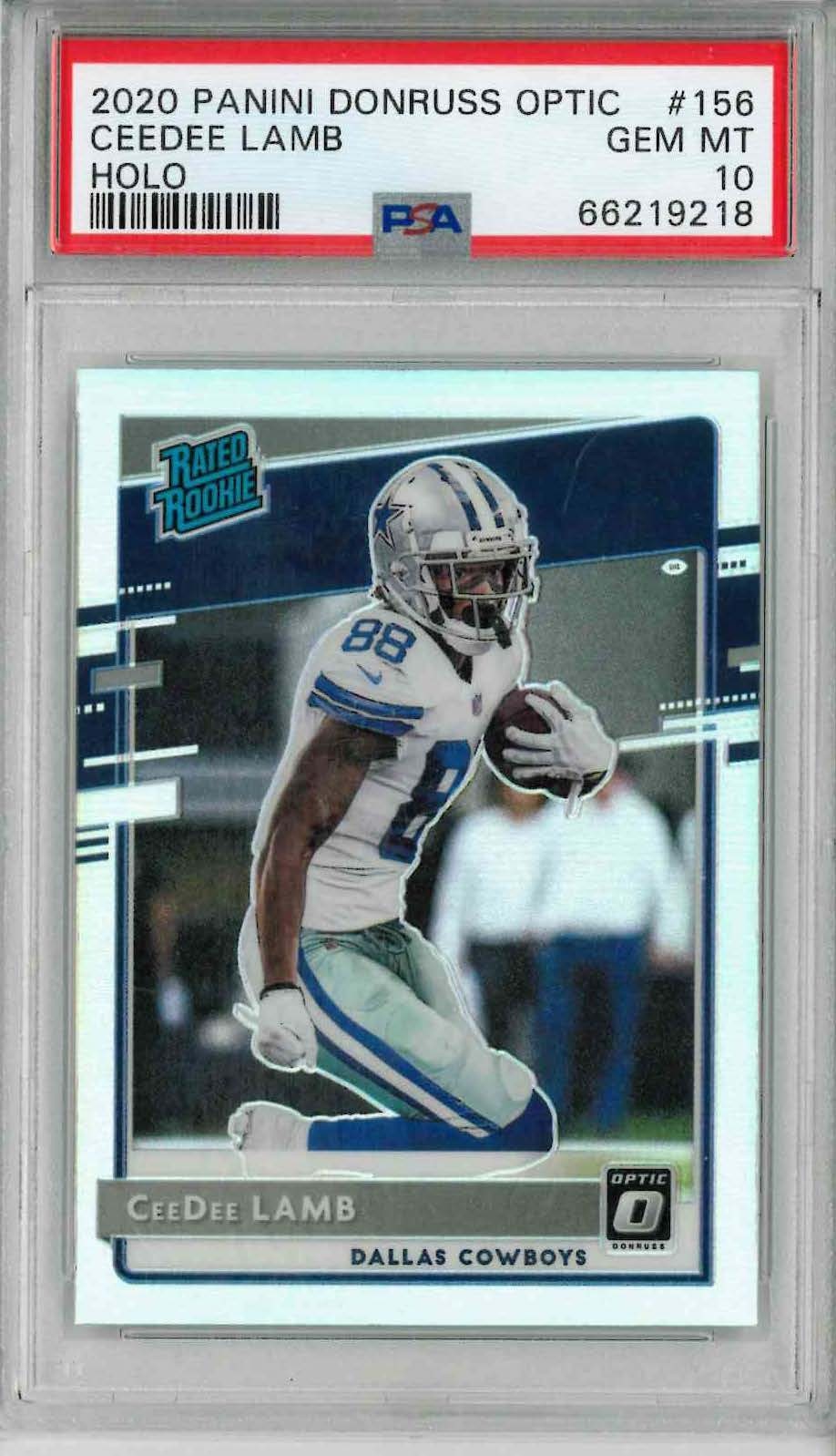 CeeDee Lamb Panini Donruss Optic #156 Holo