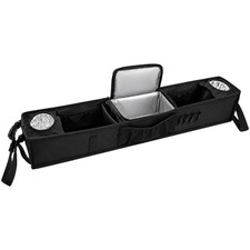 Black Front Mount Golf Cart Storage Tray 8 Compartments 900D Polyester
