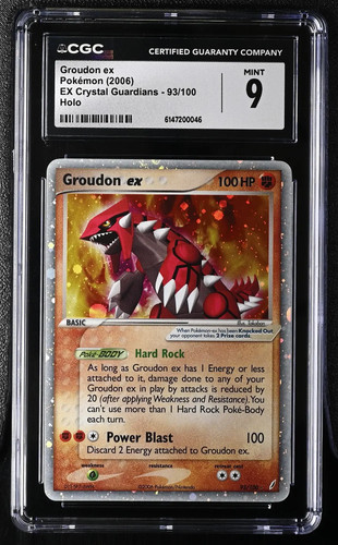 Groudon ex graded CGC 9 for sale on eBay
