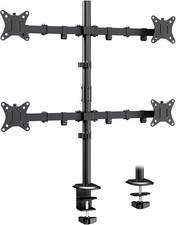 Quad Monitor Stand Mount for 17-32 Inch Screens Fully Adjustable Desk Mount