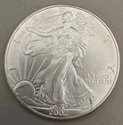 2002 American Silver Eagle $1