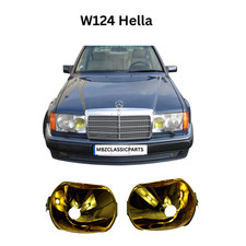 W124 Reflektor Gelb Nebelscheinwerfer Hella SET