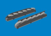 Eduard Accessories 632207 - 1:32 Bf 109K-4 Exhaust Stacks Print For Kotare - Neu