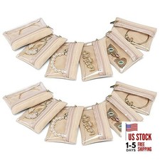 Jewelry Travel Case,Travel Jewelry Organizer with Clear Velvet A.12 Bag