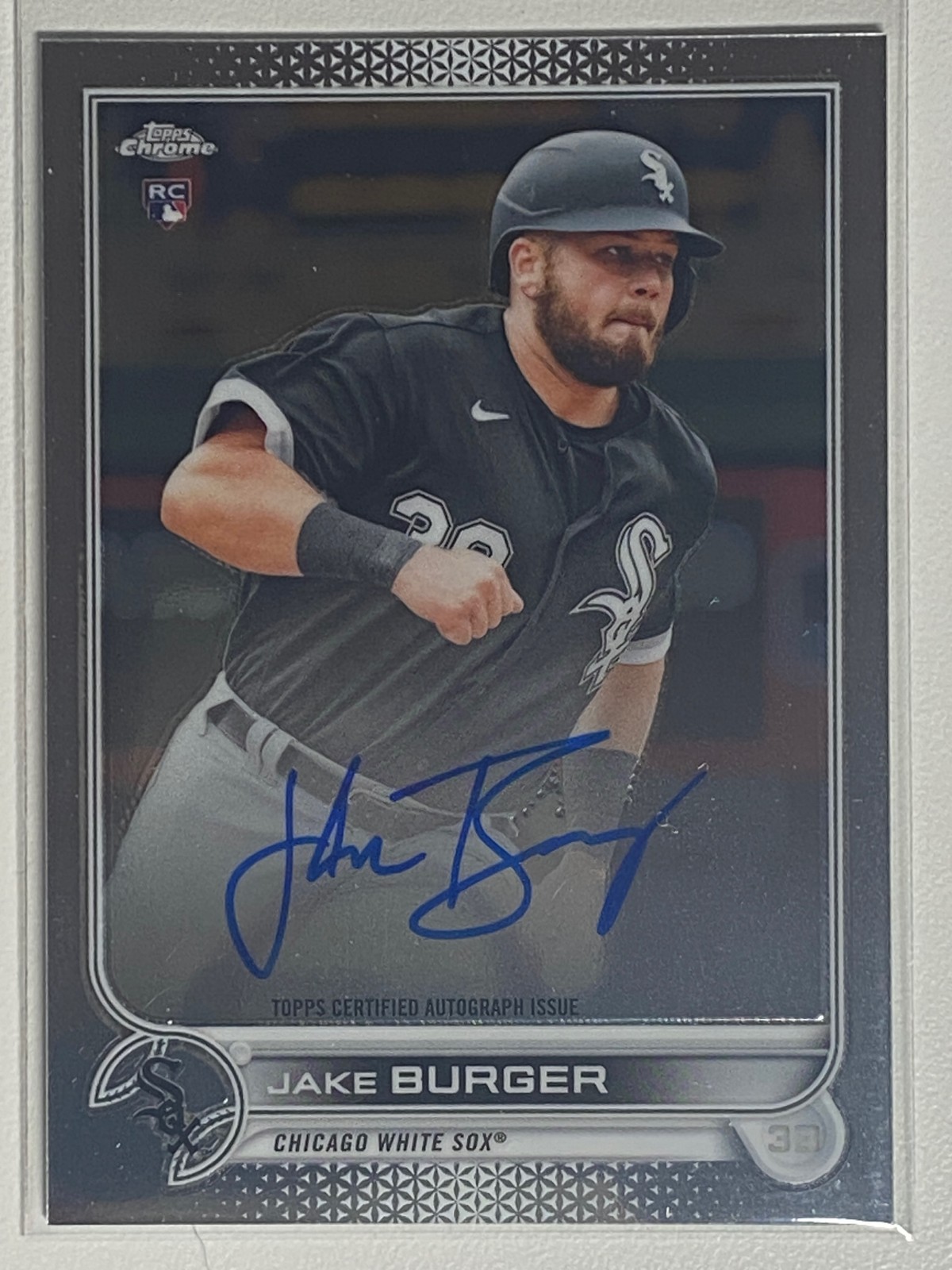 2022 Topps Chrome #RA-JB Jake Burger Rookie Autographs