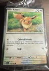 Pokémon TCG Eevee 133/165  2023 Holiday Calendar Stamped Cosmo Holographic