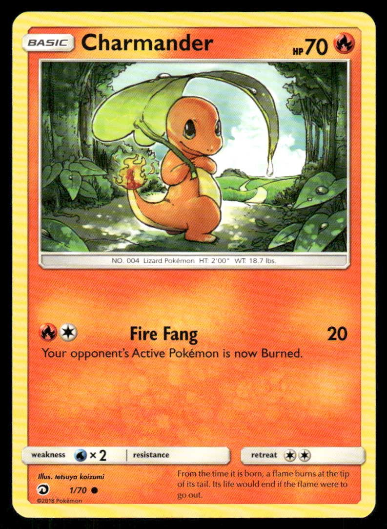 Pokemon Charmander Dragon Majesty 1/70 C LP