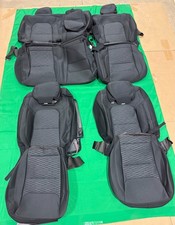 Full Set 2019-2026 Dodge Ram 1500 Black Cloth Crew Cab Seat Covers Factory Oem Full Set 2019-2026 Dodge Ram 1500 Black Cloth Crew Cab Seat Covers Factory Oem