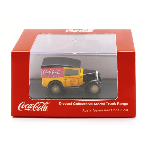 AUSTIN SEVEN VAN COCA COLA 1:76 Oxford Veicoli Commerciali Modellino Nuovo - Immagine 2 di 2