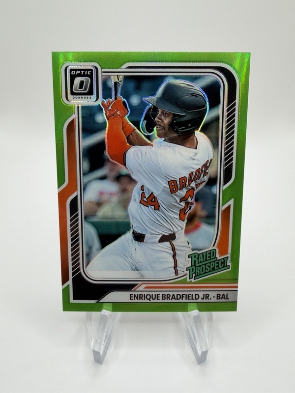 2026 Donruss Optic Enrique Bradfield Jr. Rated Prospect Lime Green /149 #149