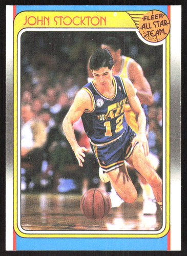 John Stockton #127 1988 Fleer card