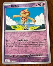 Carta Pokemon TCG Baltoy 94/197 Fiamme Ossidiana Comune 2023